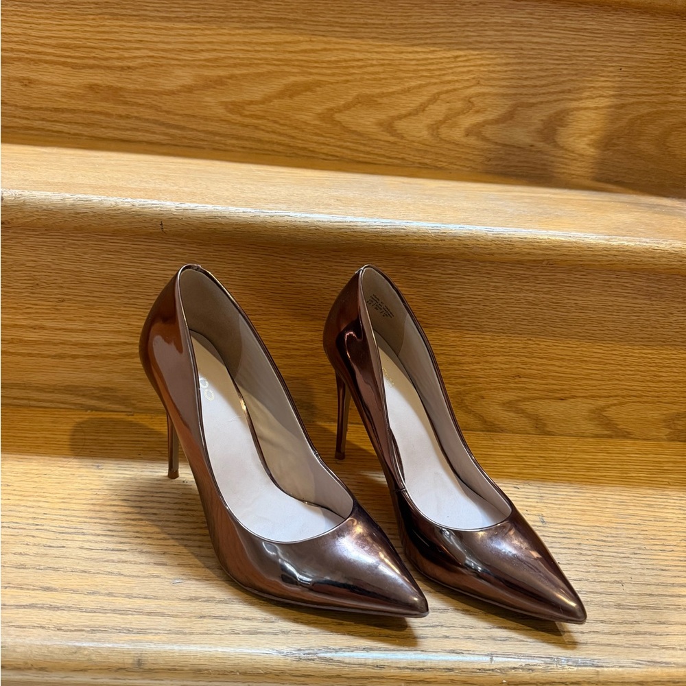 Elegant Copper Stiletto Heels